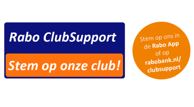Steun ons via de Rabo ClubSupport!
